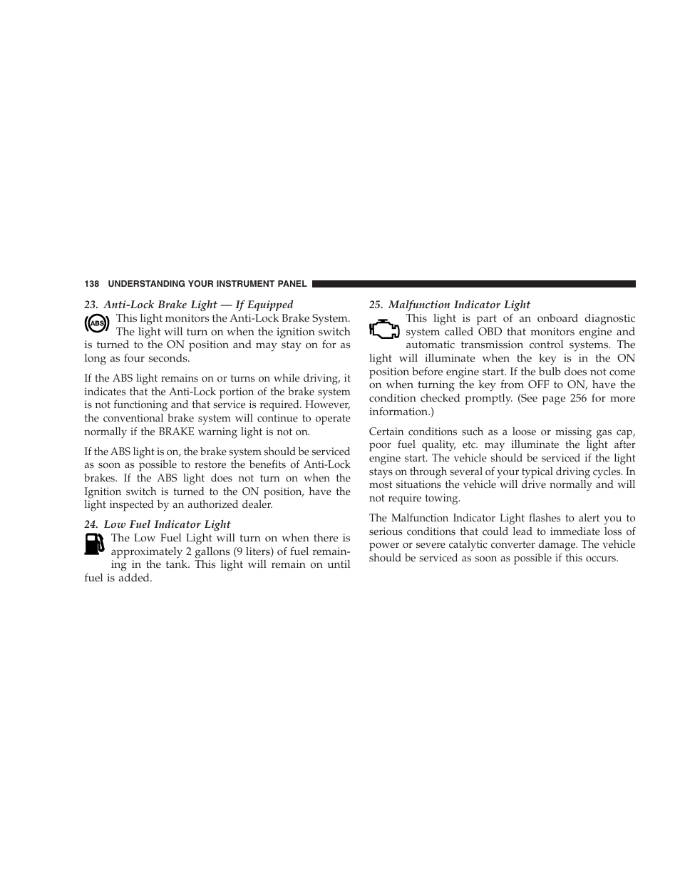 Dodge 2006 Charger SRT8 User Manual | Page 138 / 336