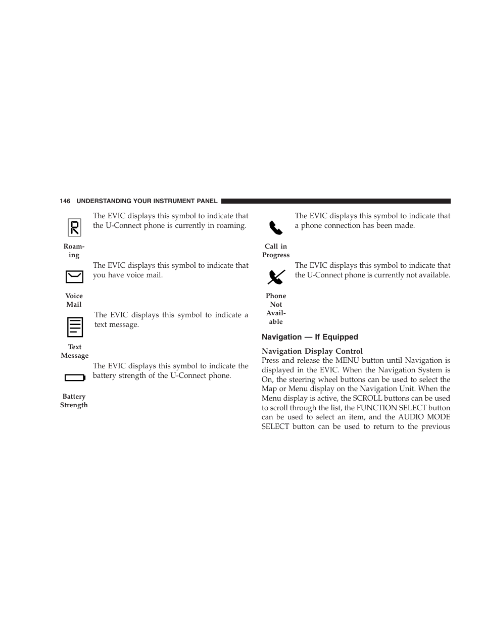 Navigation — if equipped | Dodge 2006 Charger SRT8 User Manual | Page 146 / 336