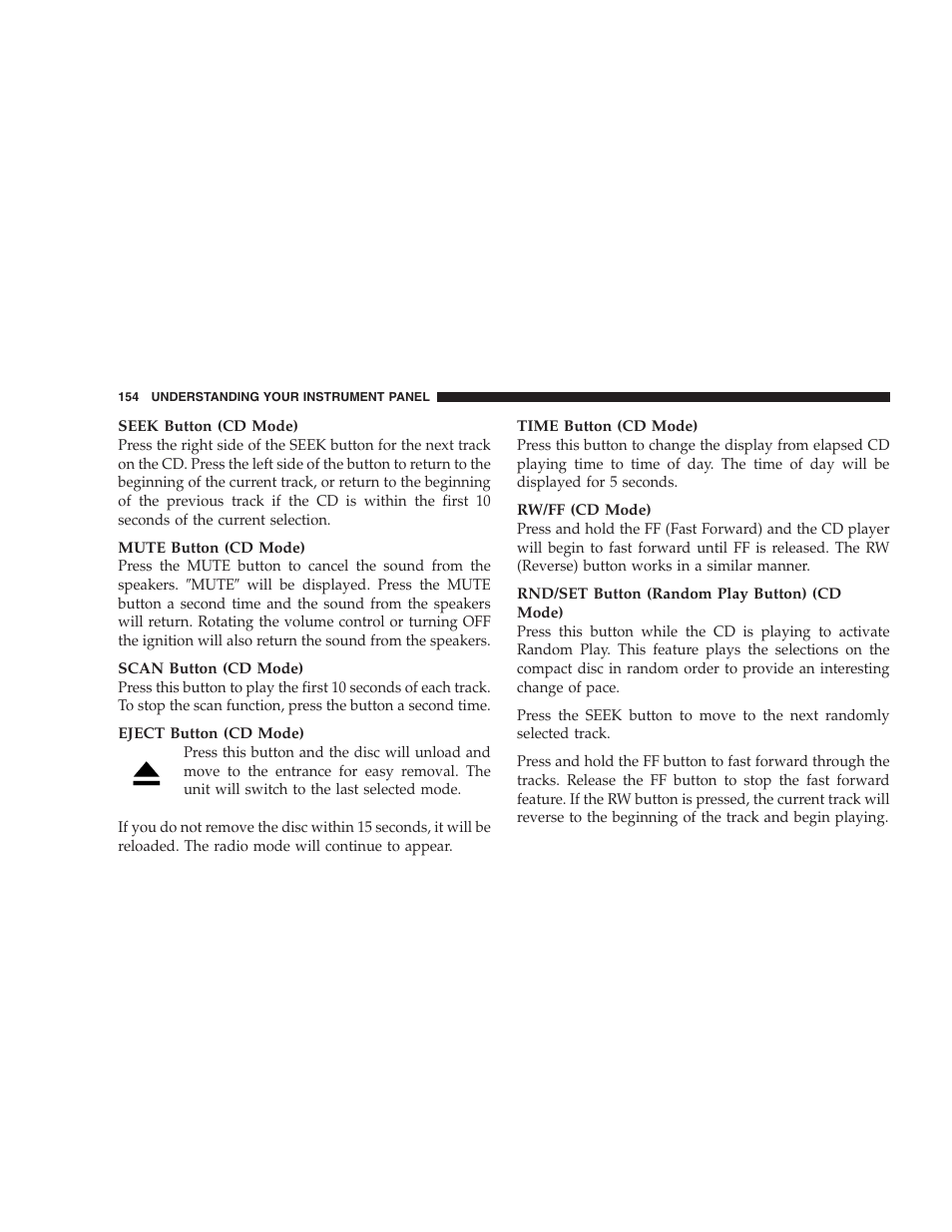 Dodge 2006 Charger SRT8 User Manual | Page 154 / 336