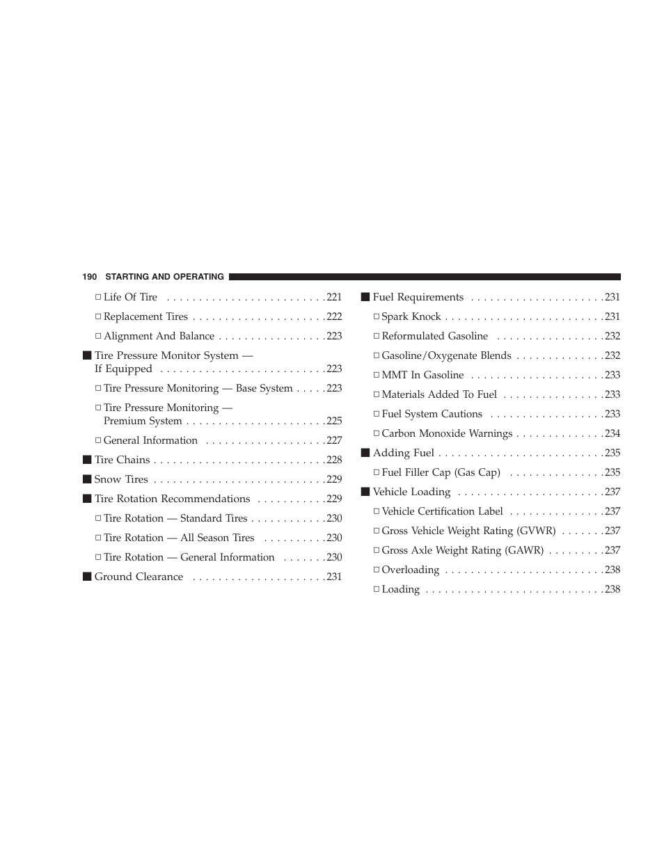 Dodge 2006 Charger SRT8 User Manual | Page 190 / 336