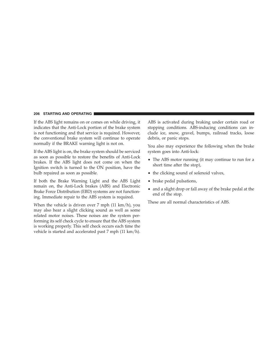 Dodge 2006 Charger SRT8 User Manual | Page 206 / 336