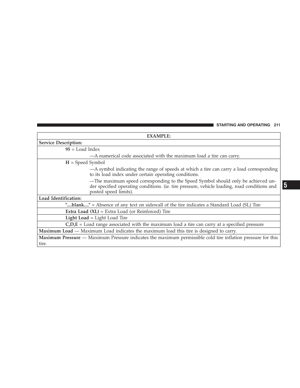 Dodge 2006 Charger SRT8 User Manual | Page 211 / 336