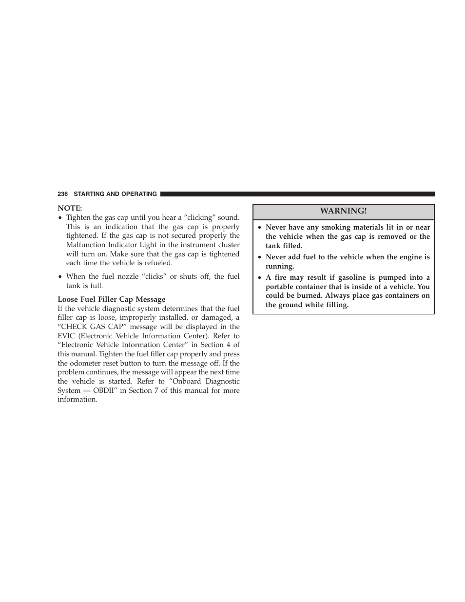 Dodge 2006 Charger SRT8 User Manual | Page 236 / 336
