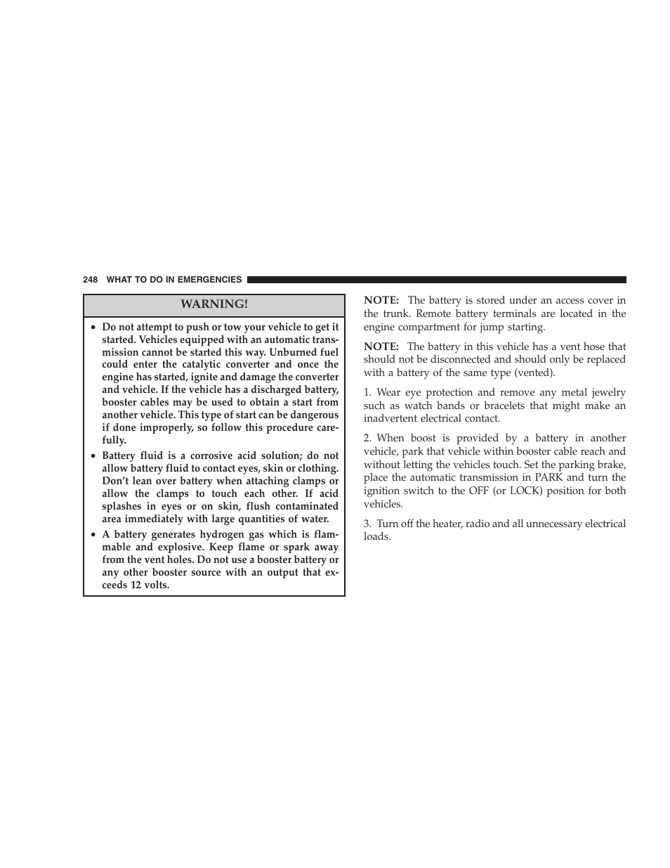 Dodge 2006 Charger SRT8 User Manual | Page 248 / 336