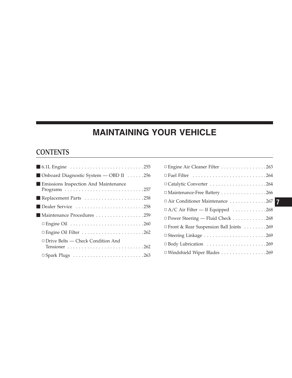 Dodge 2006 Charger SRT8 User Manual | Page 253 / 336