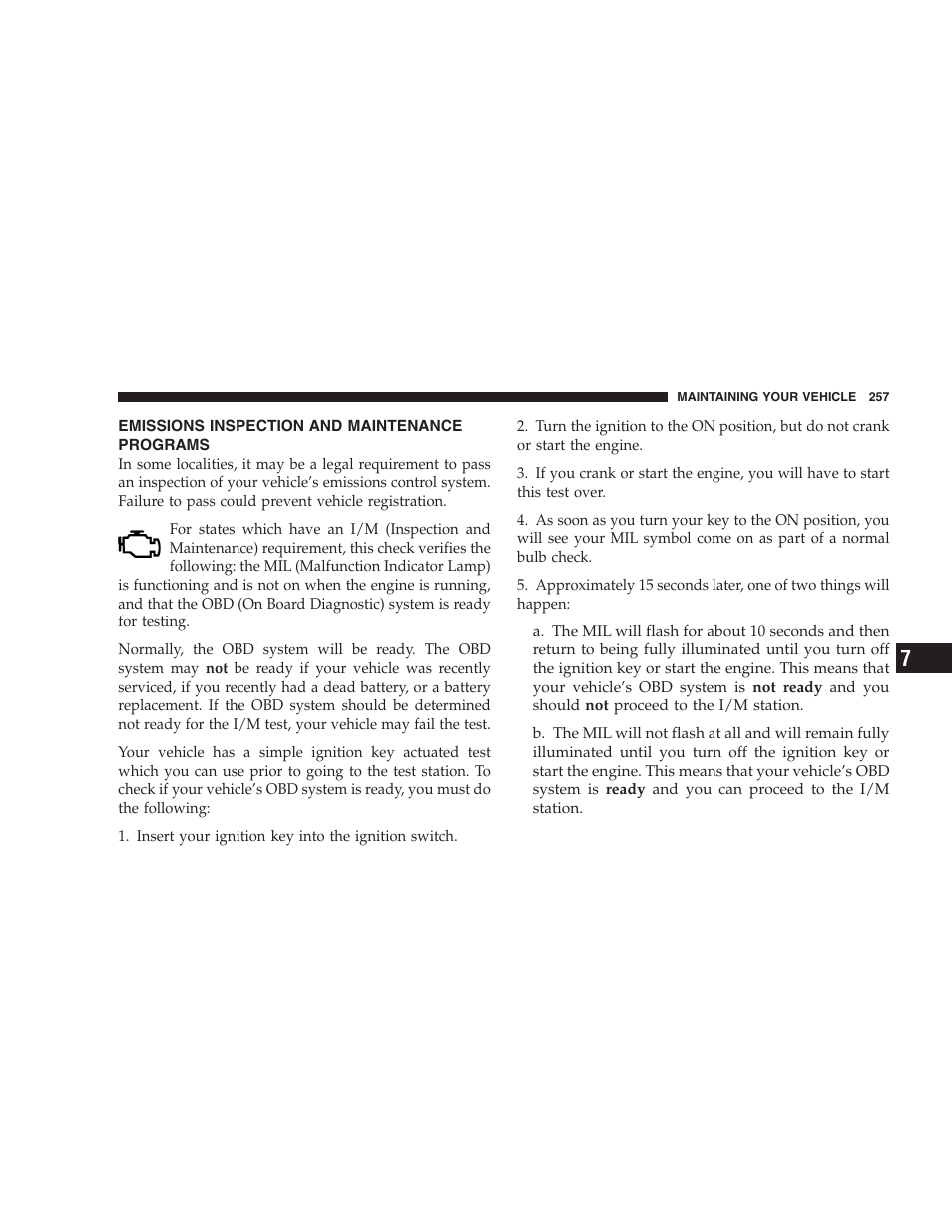 Emissions inspection and maintenance, Programs | Dodge 2006 Charger SRT8 User Manual | Page 257 / 336