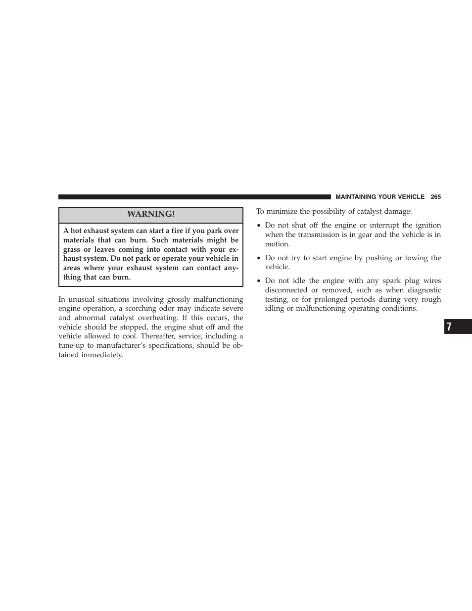Dodge 2006 Charger SRT8 User Manual | Page 265 / 336