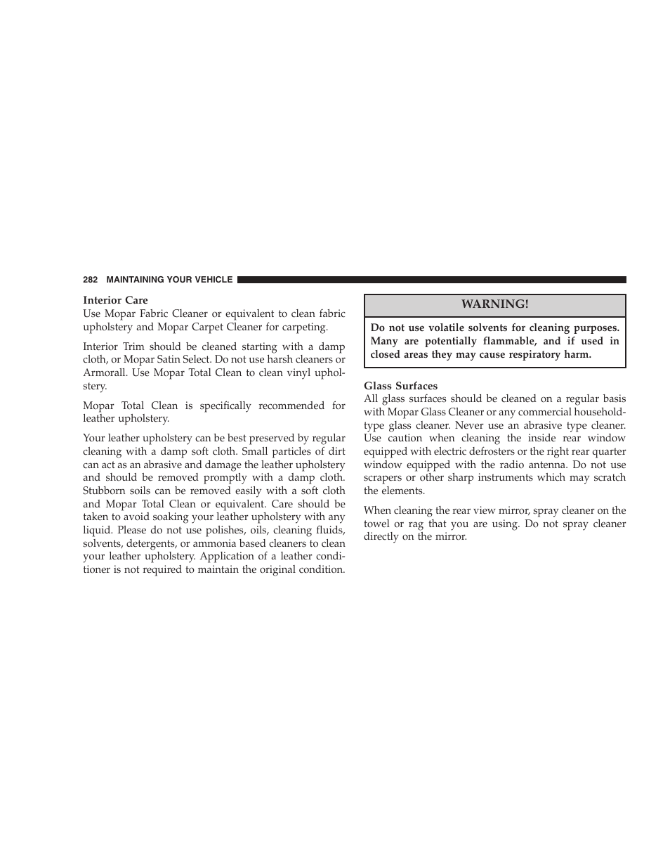 Dodge 2006 Charger SRT8 User Manual | Page 282 / 336