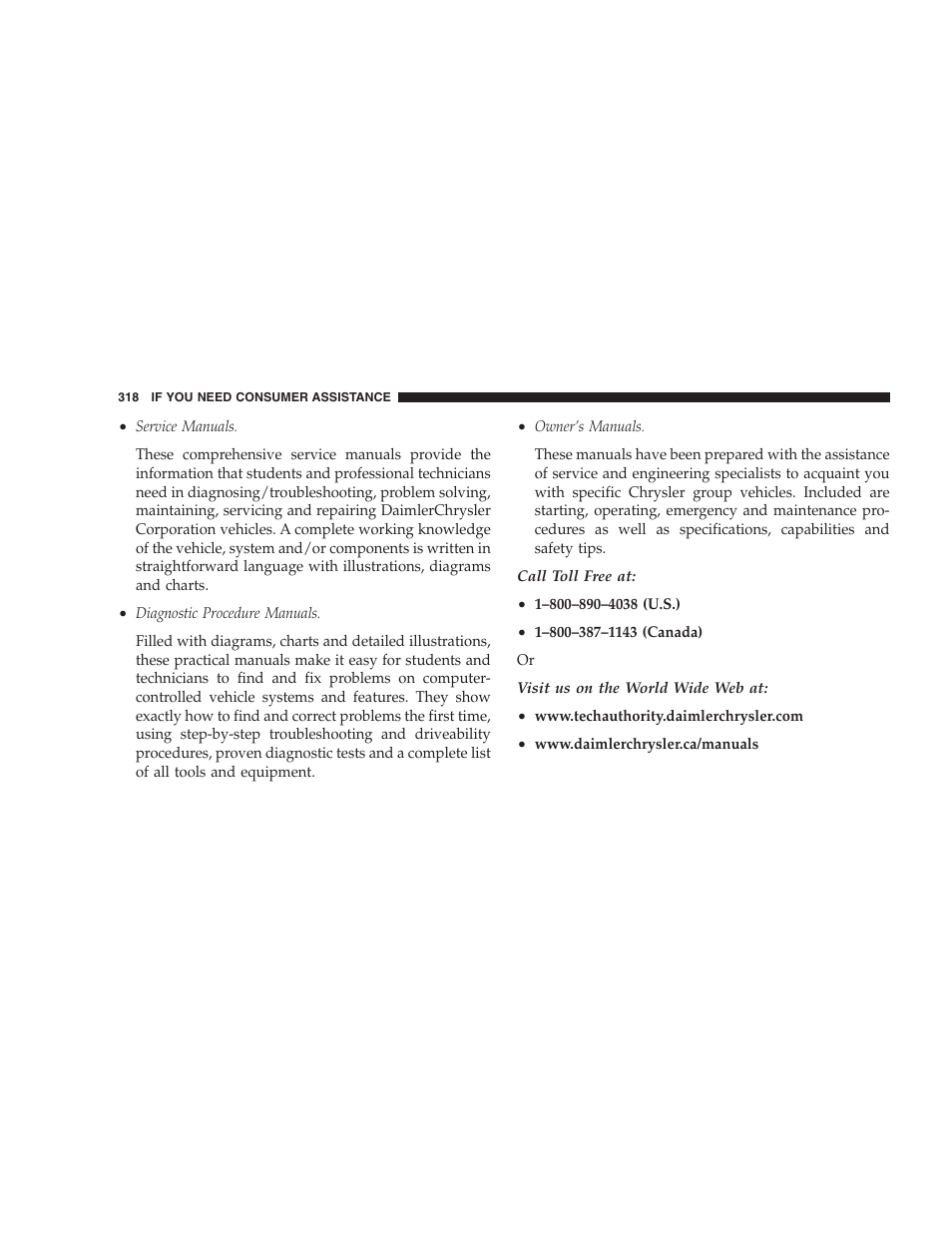 Dodge 2006 Charger SRT8 User Manual | Page 318 / 336