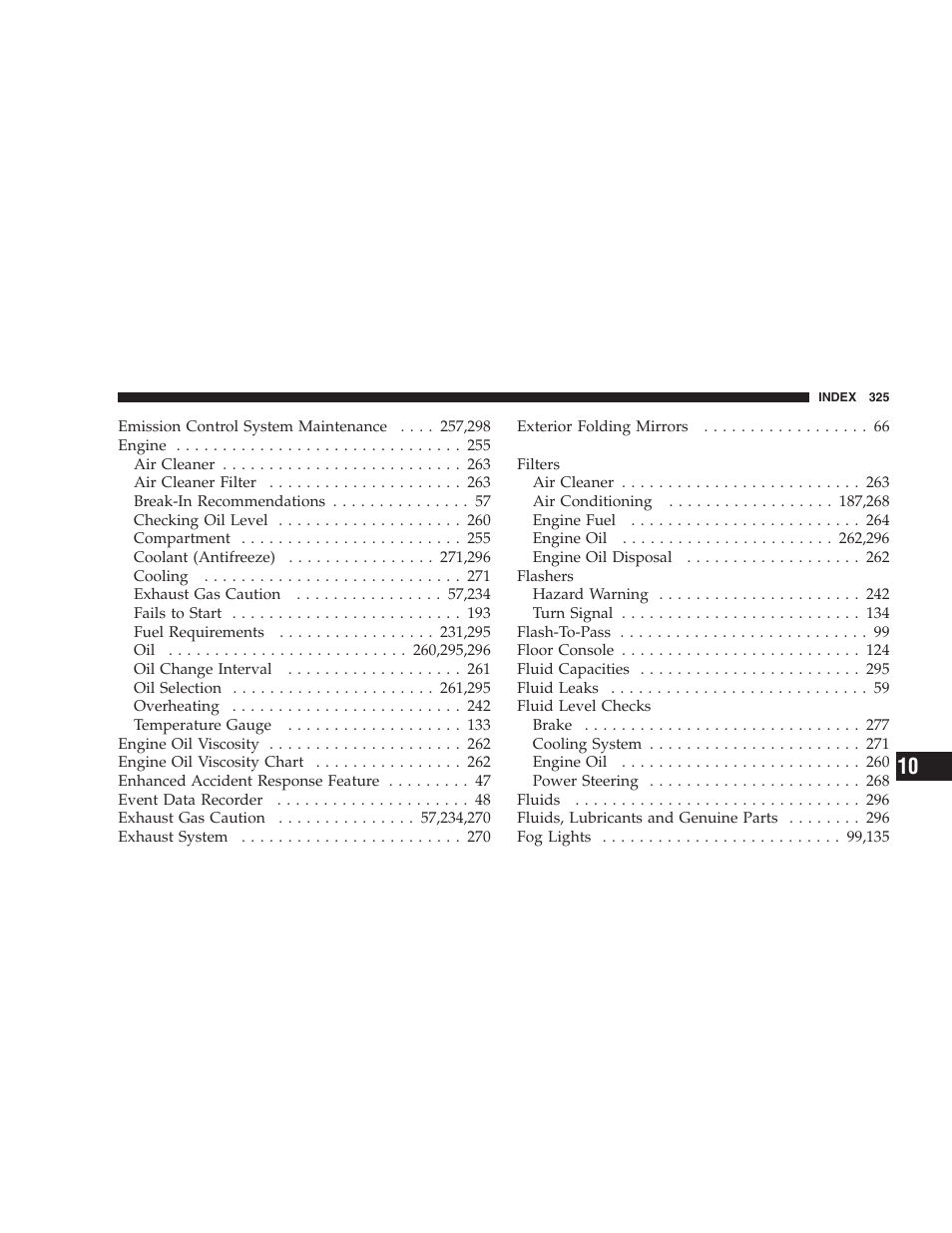 Dodge 2006 Charger SRT8 User Manual | Page 325 / 336