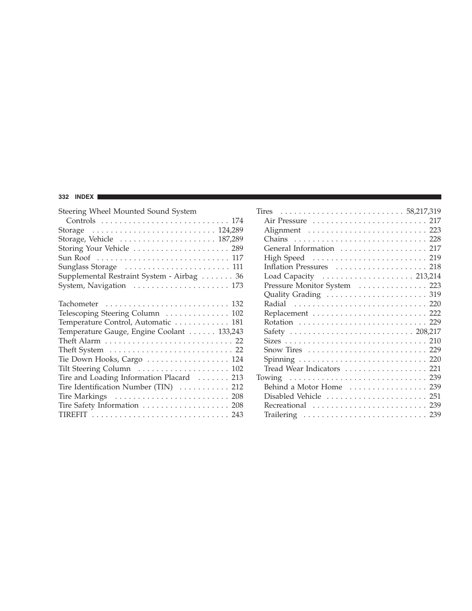 Dodge 2006 Charger SRT8 User Manual | Page 332 / 336