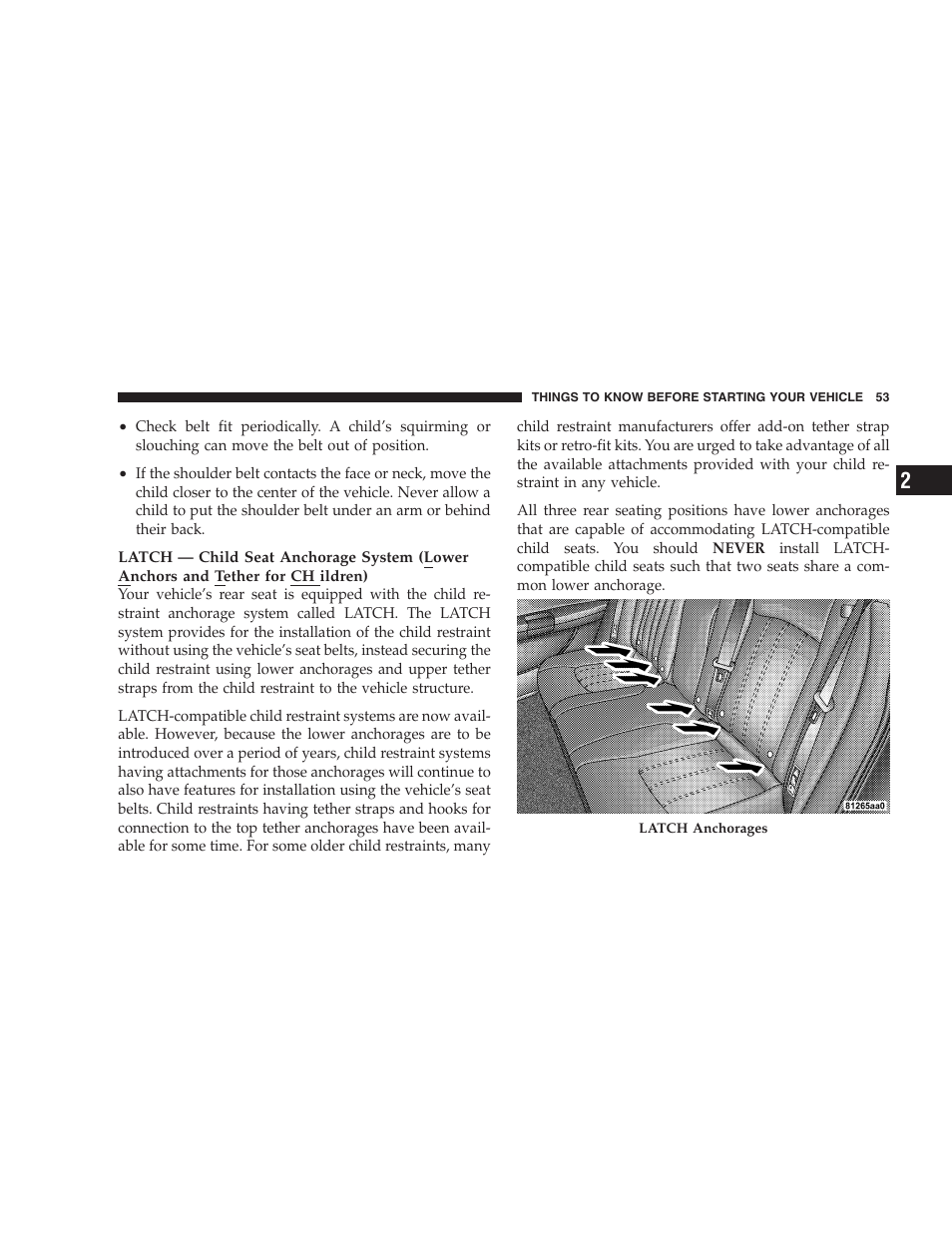 Dodge 2006 Charger SRT8 User Manual | Page 53 / 336