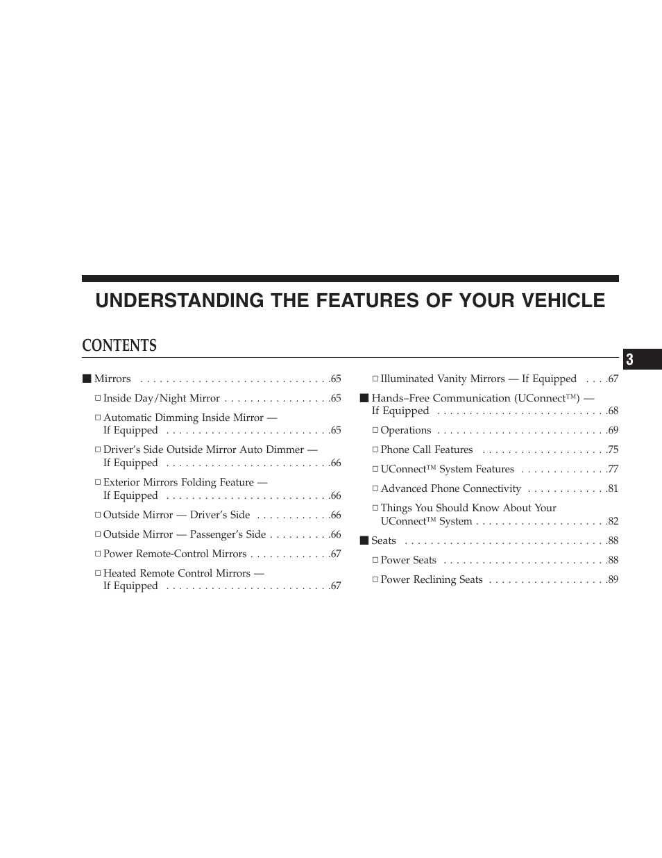 Dodge 2006 Charger SRT8 User Manual | Page 61 / 336