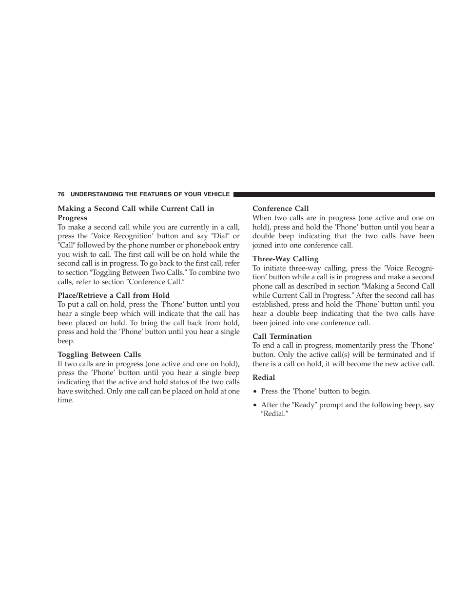 Dodge 2006 Charger SRT8 User Manual | Page 76 / 336