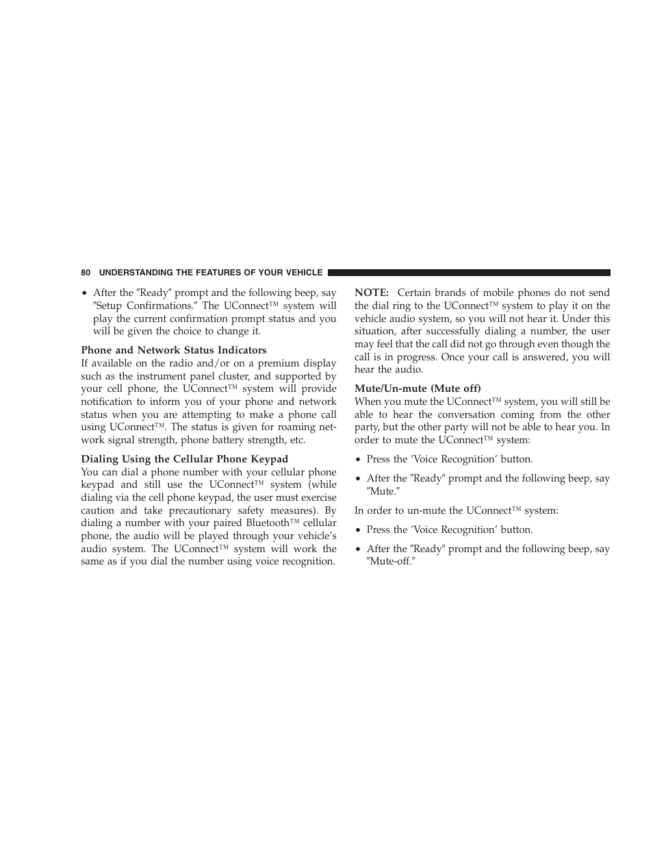 Dodge 2006 Charger SRT8 User Manual | Page 80 / 336