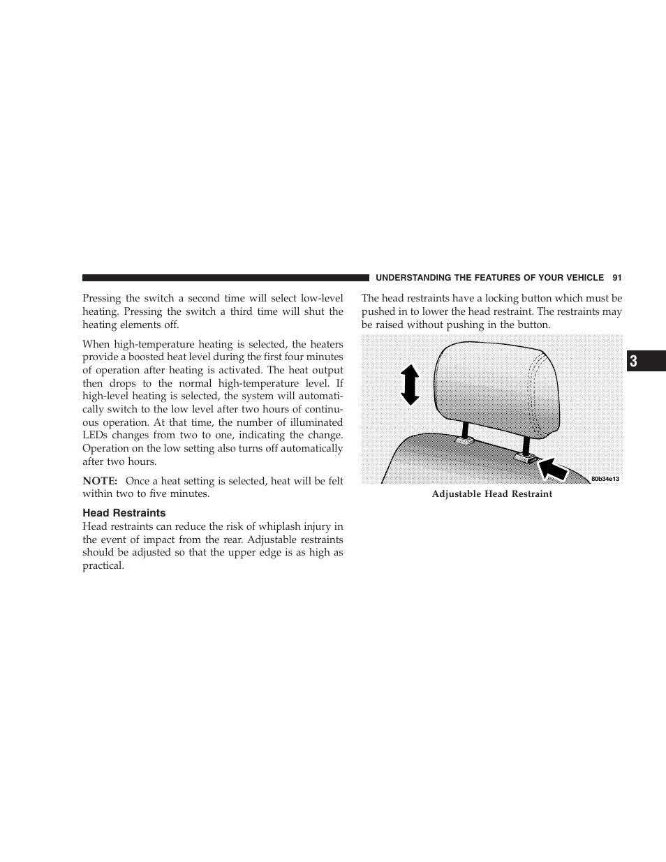 Head restraints | Dodge 2006 Charger SRT8 User Manual | Page 91 / 336