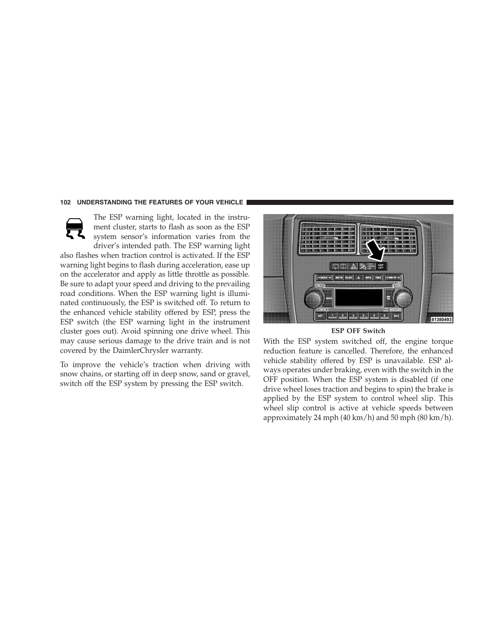 Dodge 2005 LX Magnum User Manual | Page 102 / 368