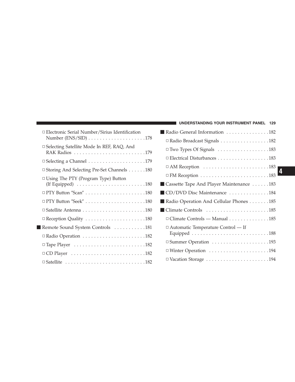 Dodge 2005 LX Magnum User Manual | Page 129 / 368