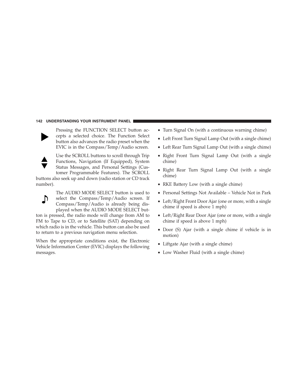 Dodge 2005 LX Magnum User Manual | Page 142 / 368