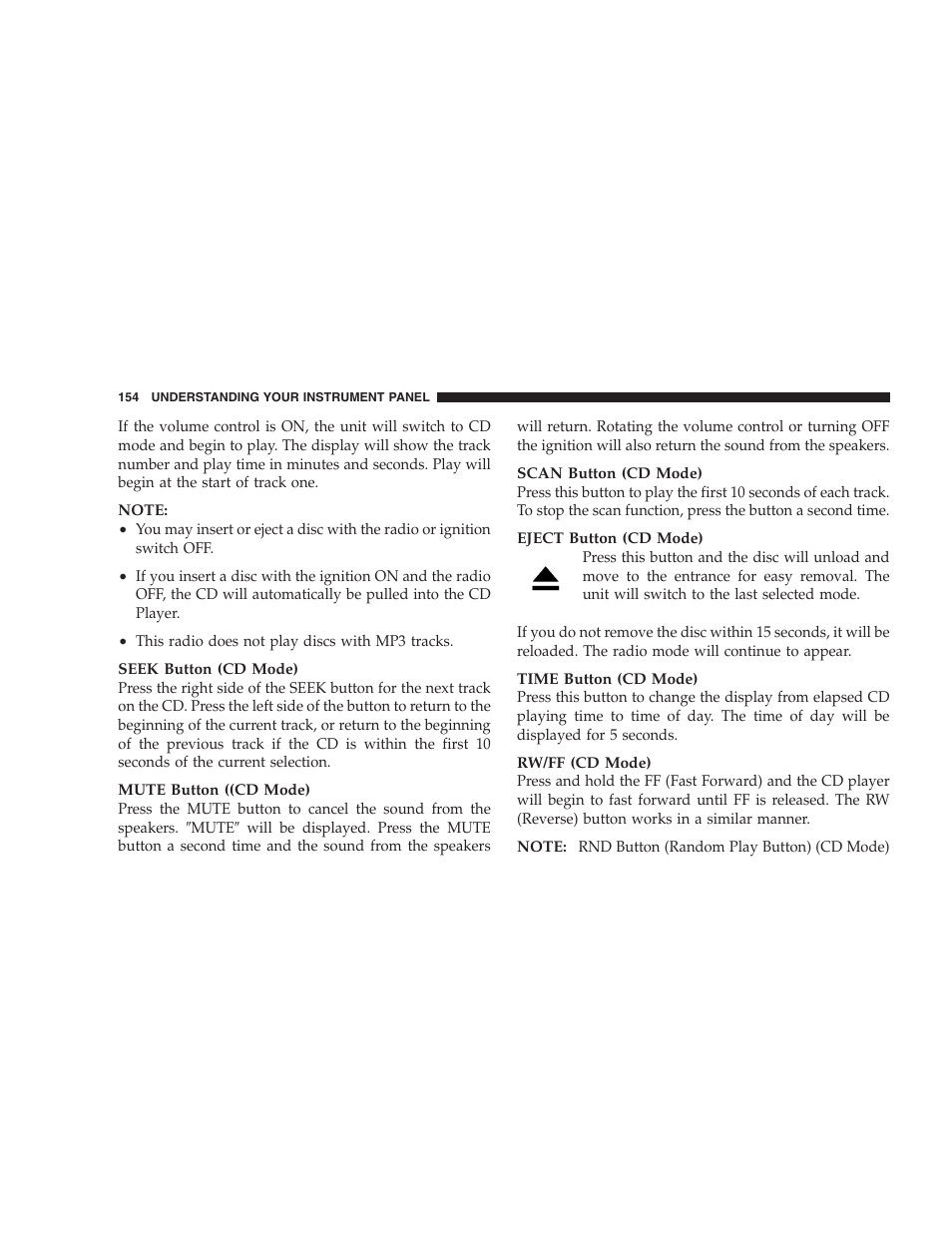Dodge 2005 LX Magnum User Manual | Page 154 / 368