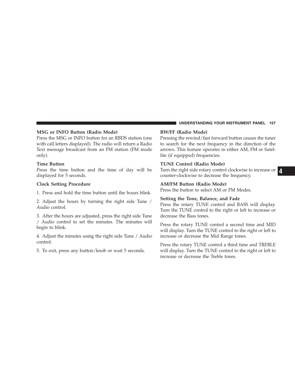 Dodge 2005 LX Magnum User Manual | Page 157 / 368