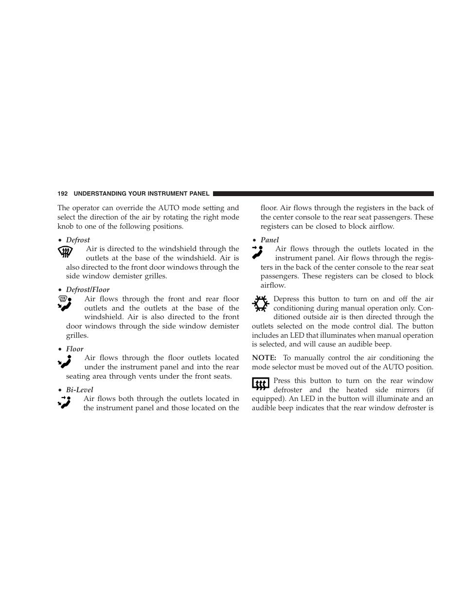 Dodge 2005 LX Magnum User Manual | Page 192 / 368