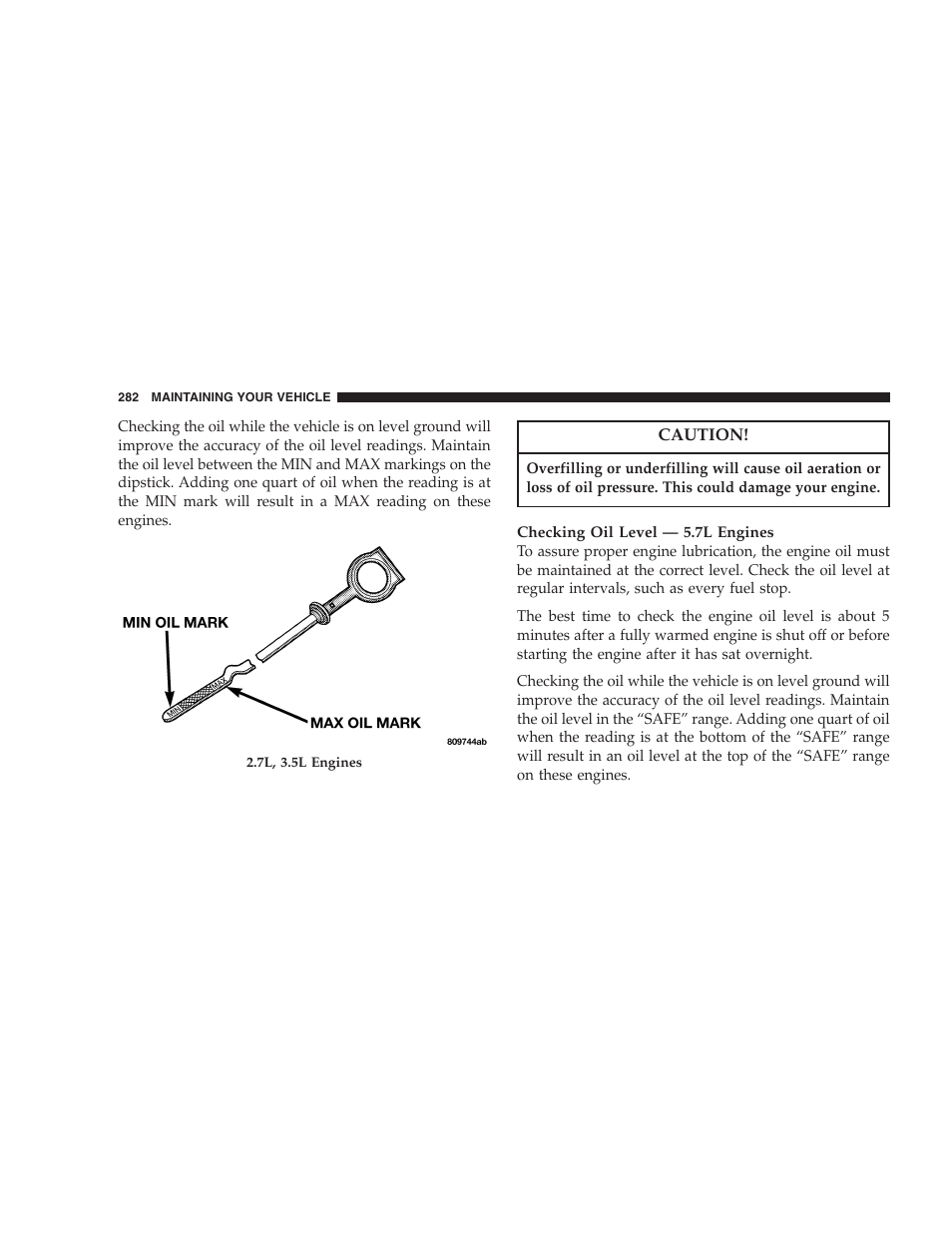Dodge 2005 LX Magnum User Manual | Page 282 / 368