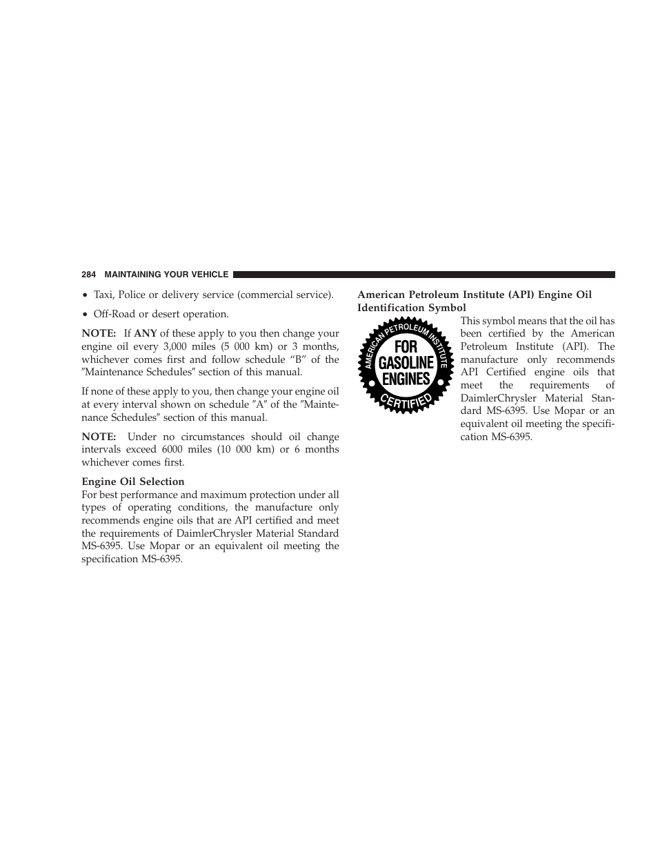 Dodge 2005 LX Magnum User Manual | Page 284 / 368