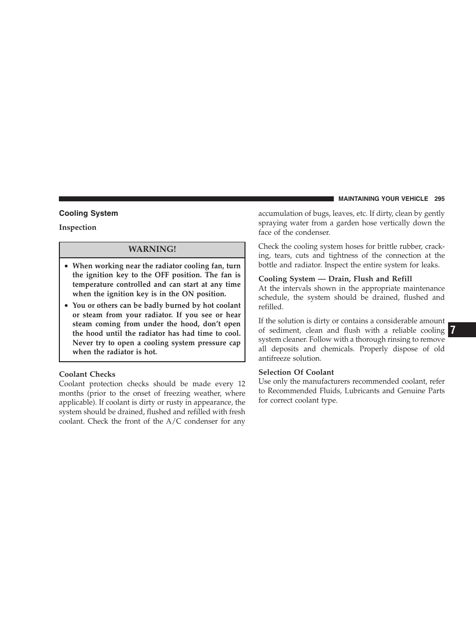 Cooling system | Dodge 2005 LX Magnum User Manual | Page 295 / 368