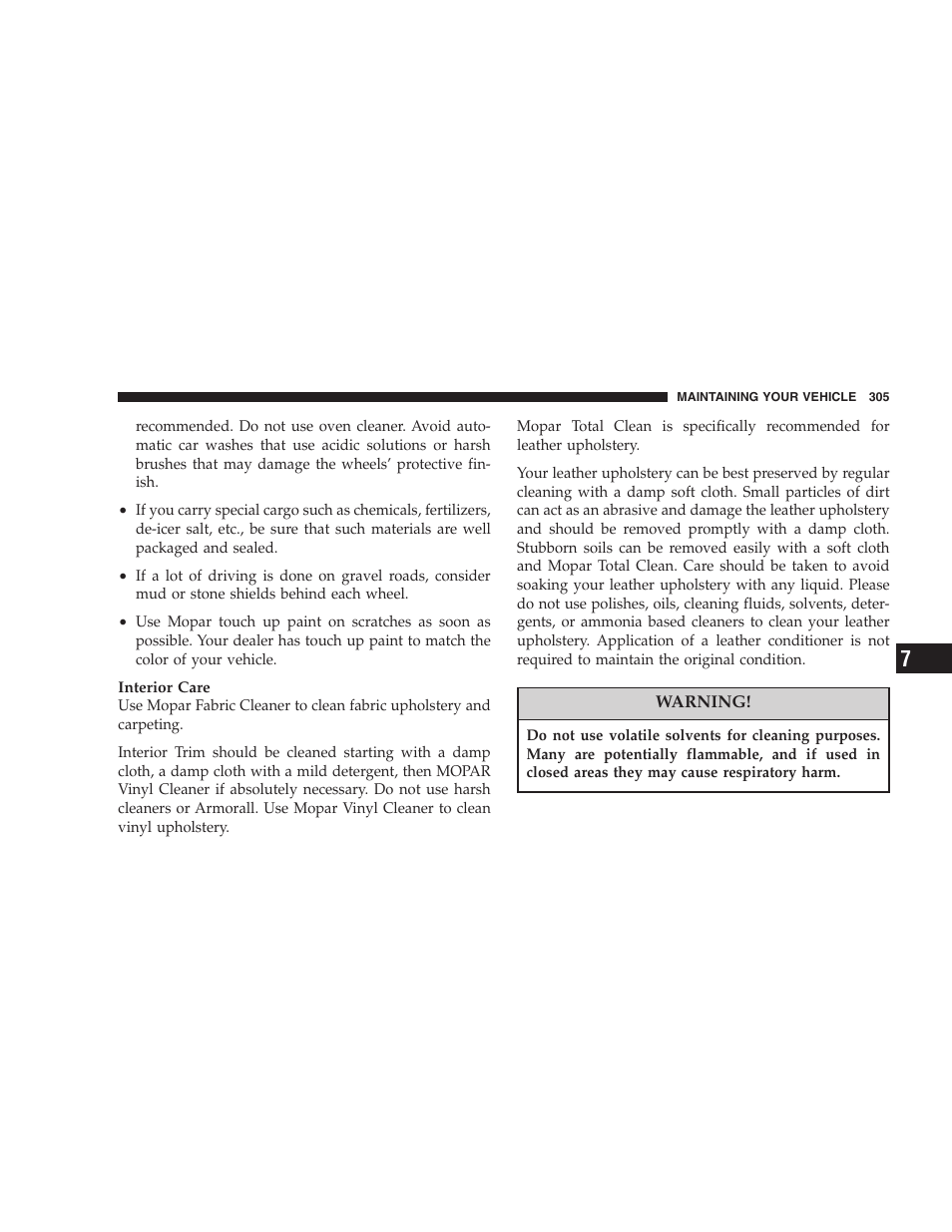 Dodge 2005 LX Magnum User Manual | Page 305 / 368