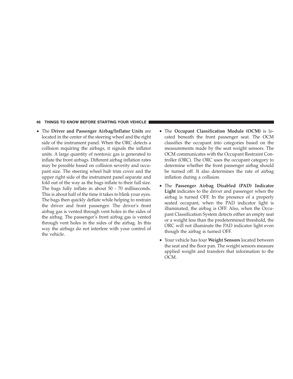 Dodge 2005 LX Magnum User Manual | Page 46 / 368