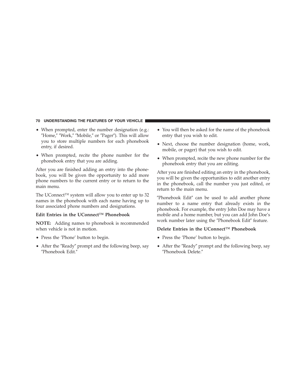Dodge 2005 LX Magnum User Manual | Page 70 / 368