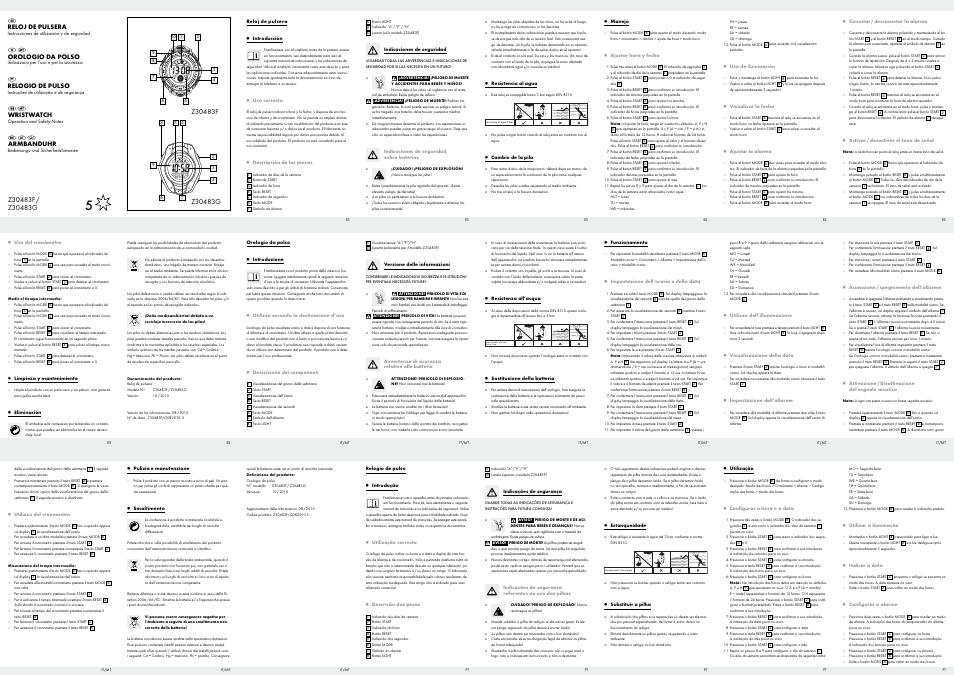 Auriol Z30483F User Manual | 2 pages