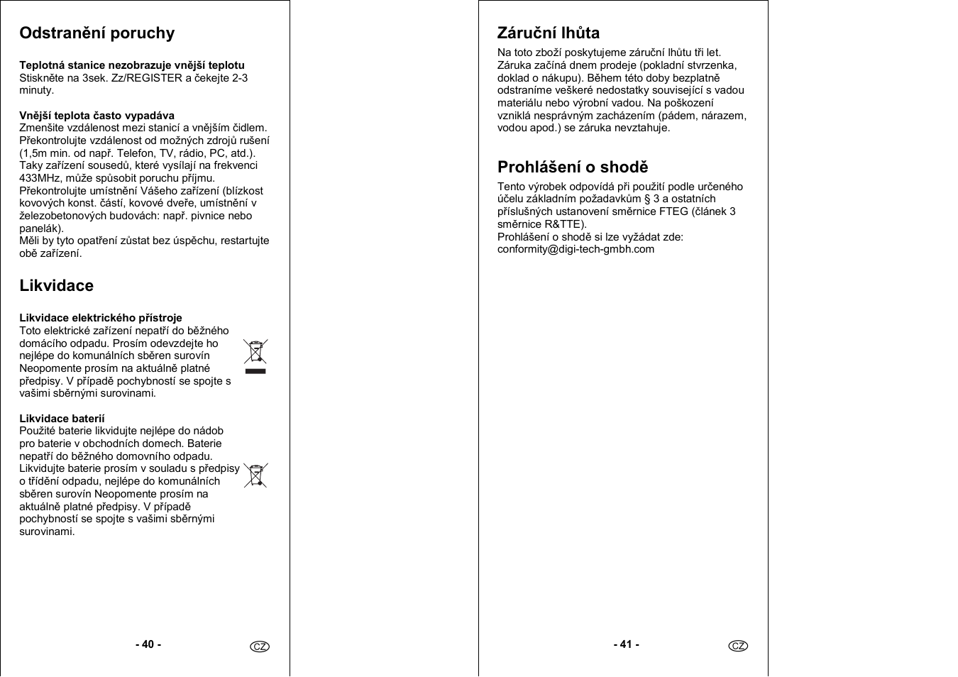 Auriol 4-LD3030 User Manual | Page 22 / 27