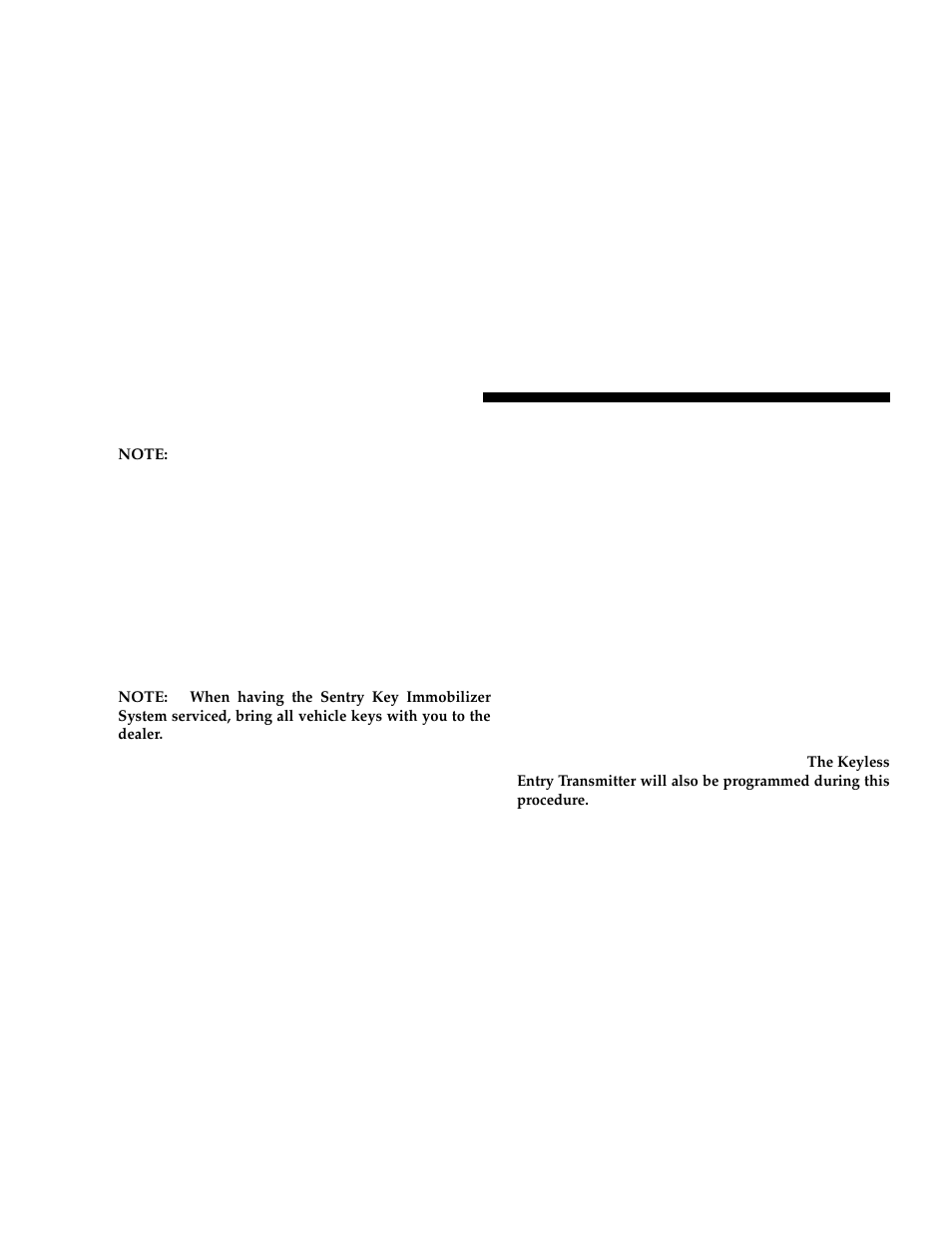 Replacement keys, Customer key programming | Dodge 2006 Charger User Manual | Page 14 / 368