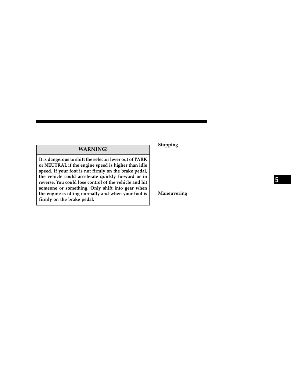 Dodge 2006 Charger User Manual | Page 209 / 368