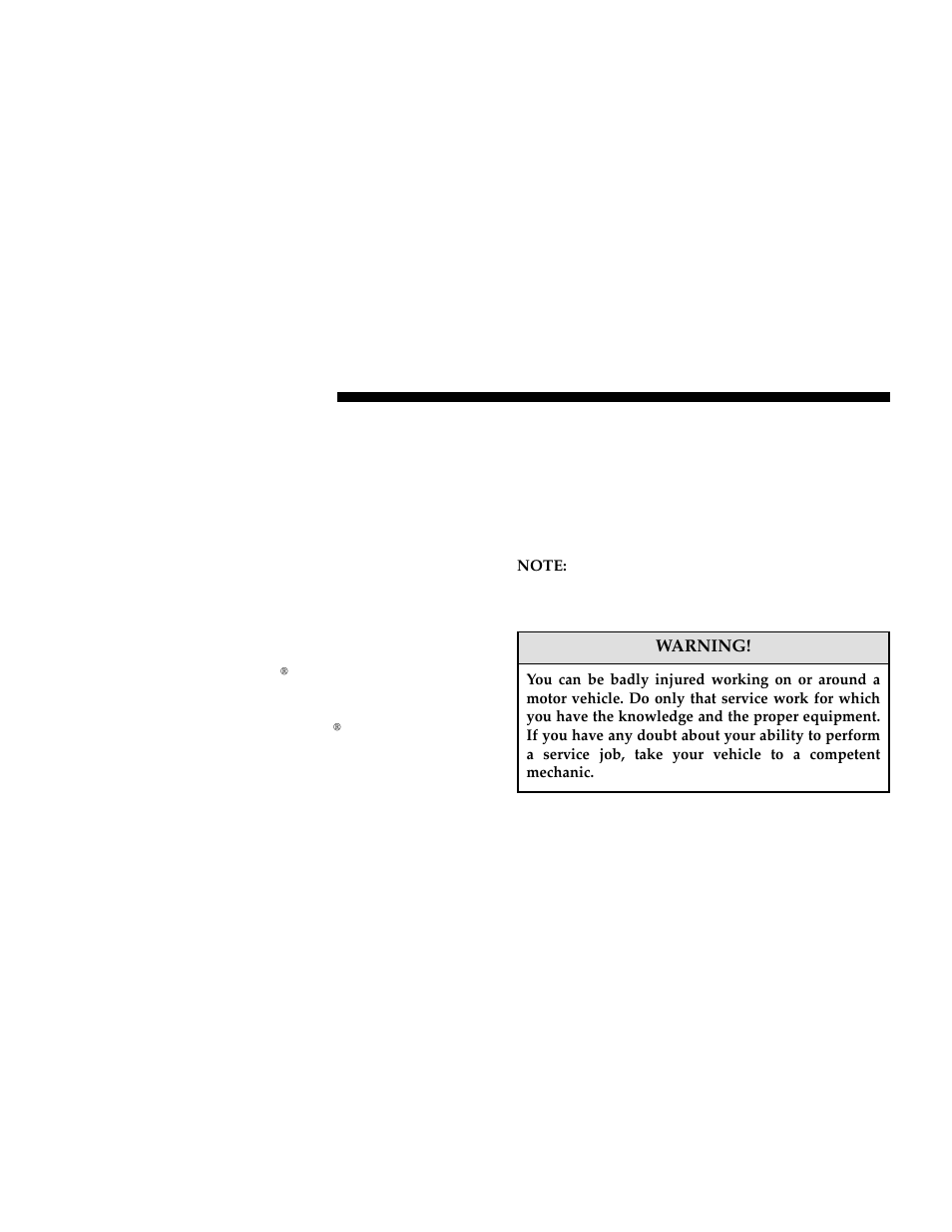 Replacement parts, Dealer service | Dodge 2006 Charger User Manual | Page 284 / 368