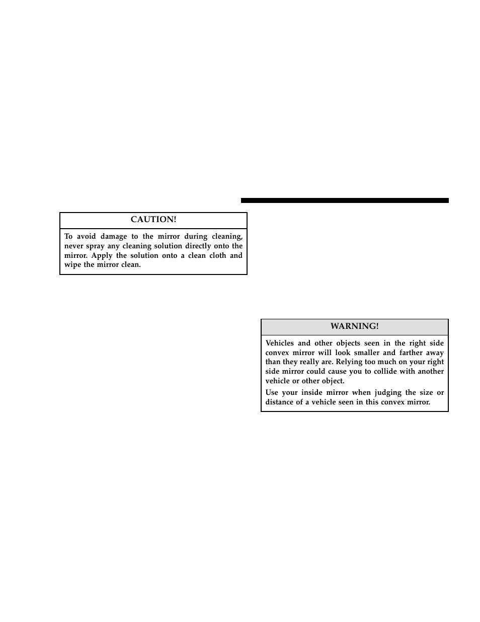 Driver’s side outside mirror auto dimmer, If equipped, Exterior mirrors folding feature — if | Equipped, Outside mirror — driver’s side, Outside mirror — passenger’s side | Dodge 2006 Charger User Manual | Page 68 / 368