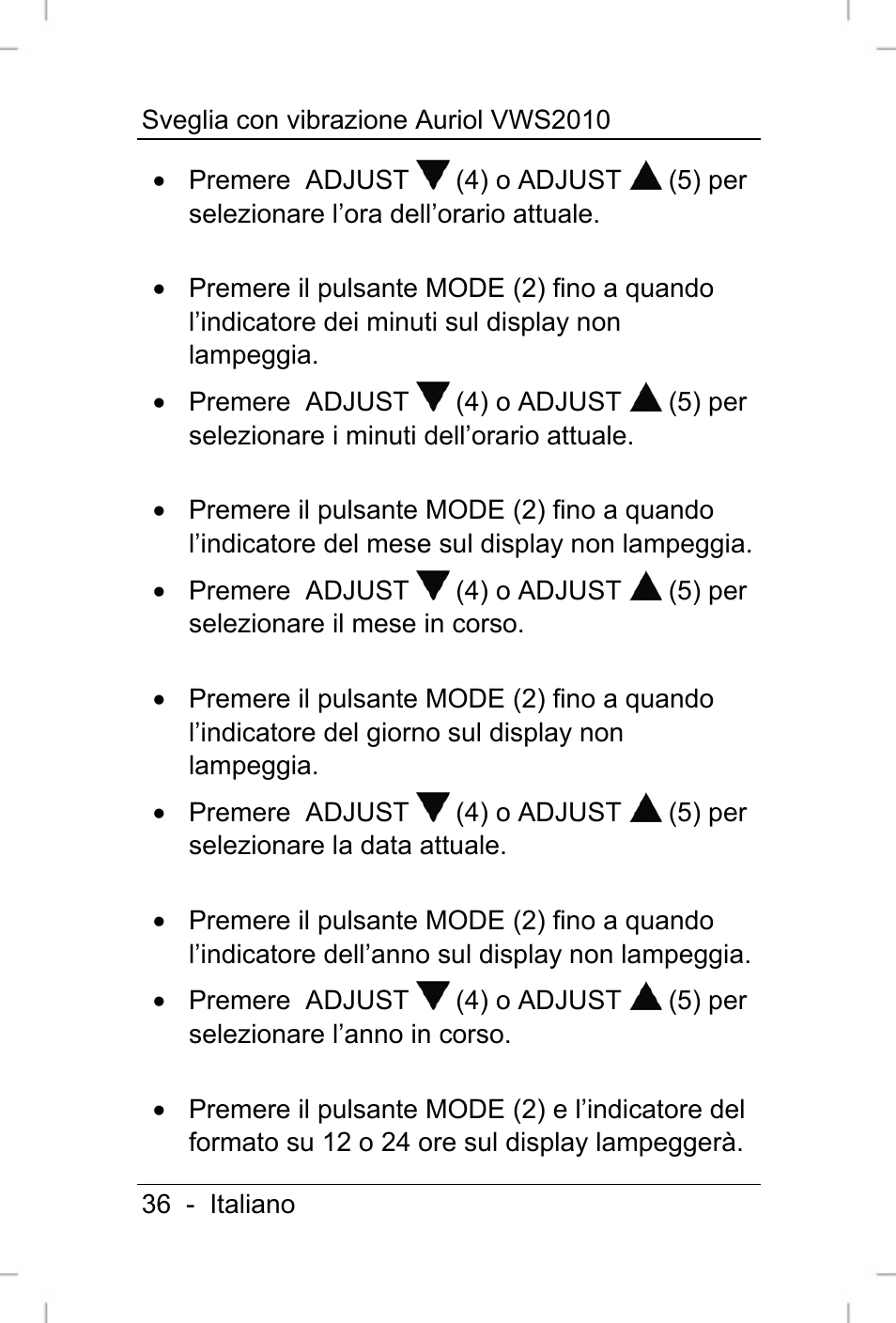 Auriol VWS 2010 User Manual | Page 37 / 88