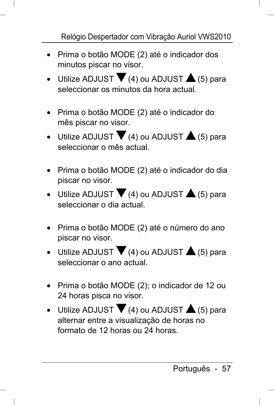 Auriol VWS 2010 User Manual | Page 58 / 88