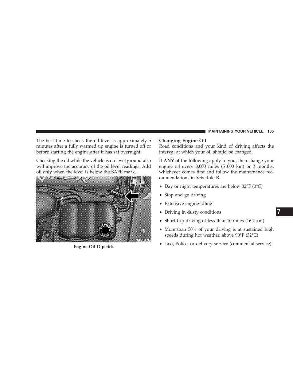 Dodge 2005 Viper User Manual | Page 165 / 264