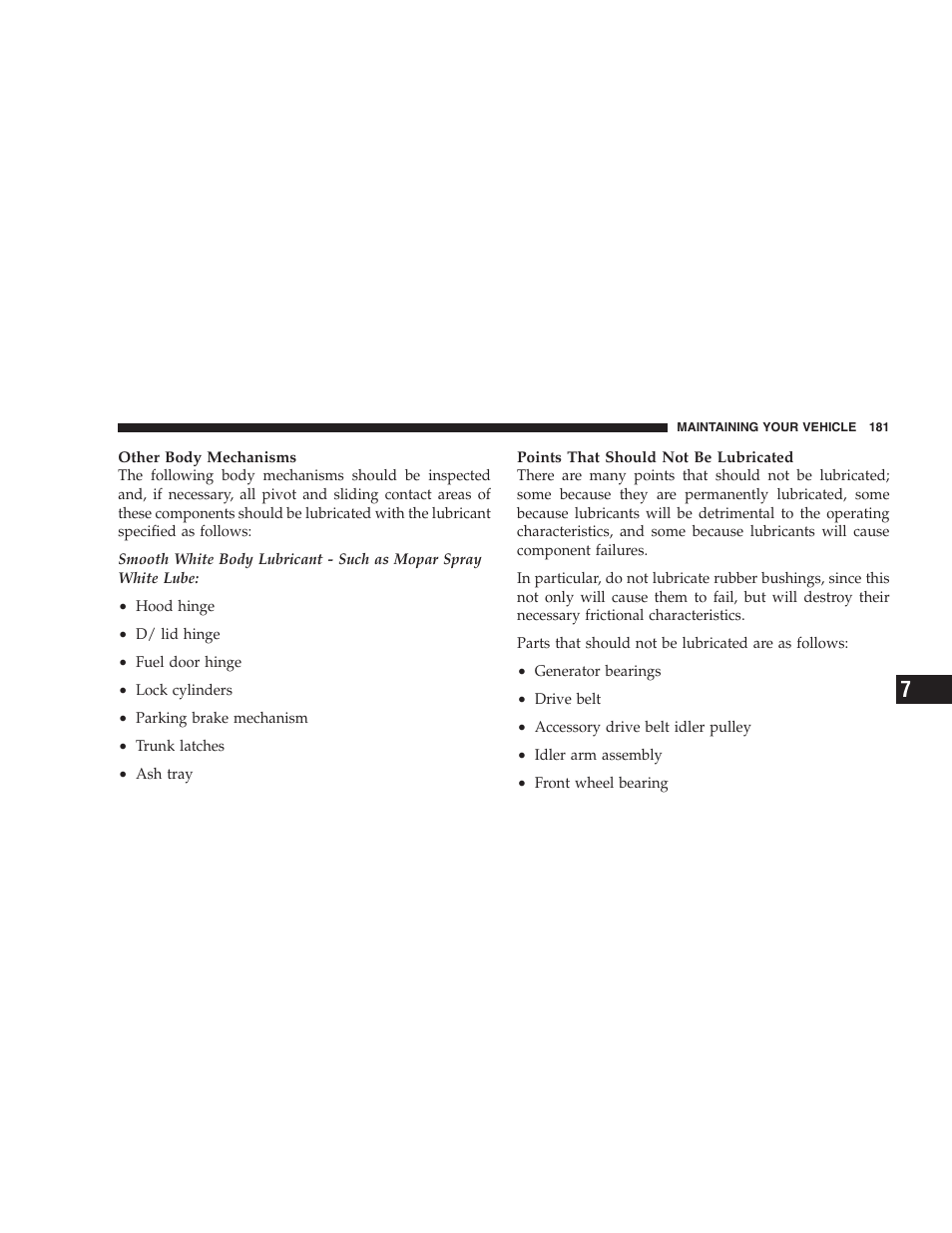 Dodge 2005 Viper User Manual | Page 181 / 264