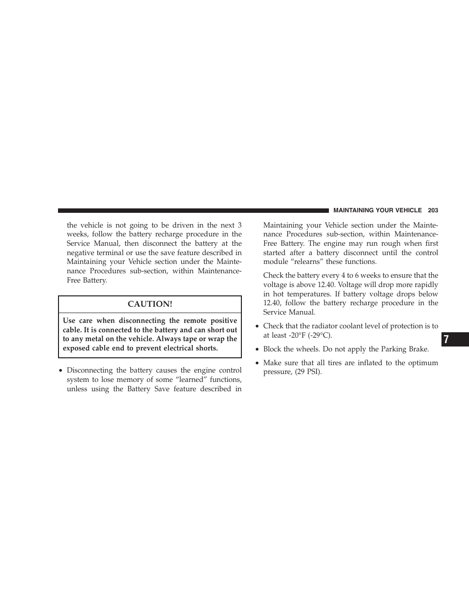 Dodge 2005 Viper User Manual | Page 203 / 264