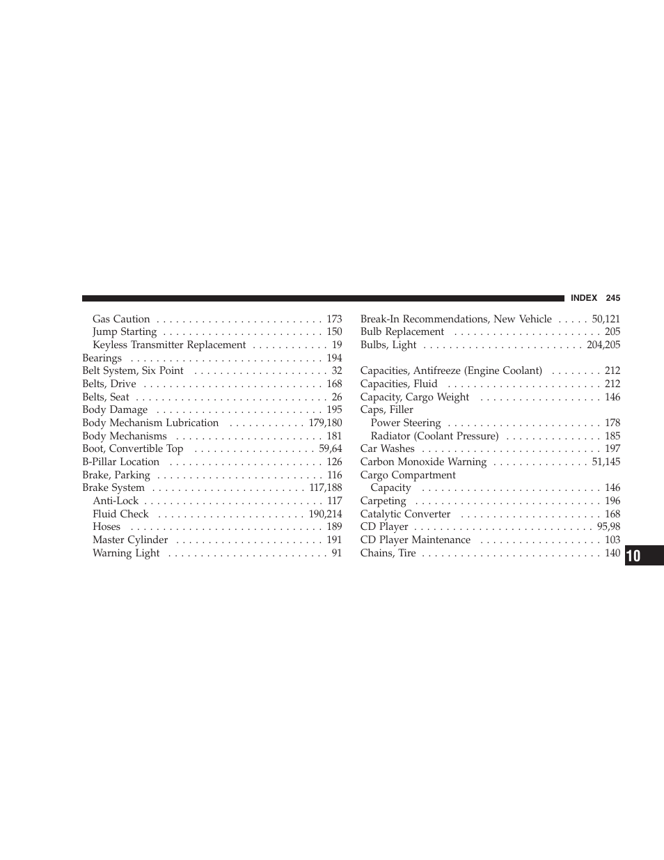Dodge 2005 Viper User Manual | Page 245 / 264
