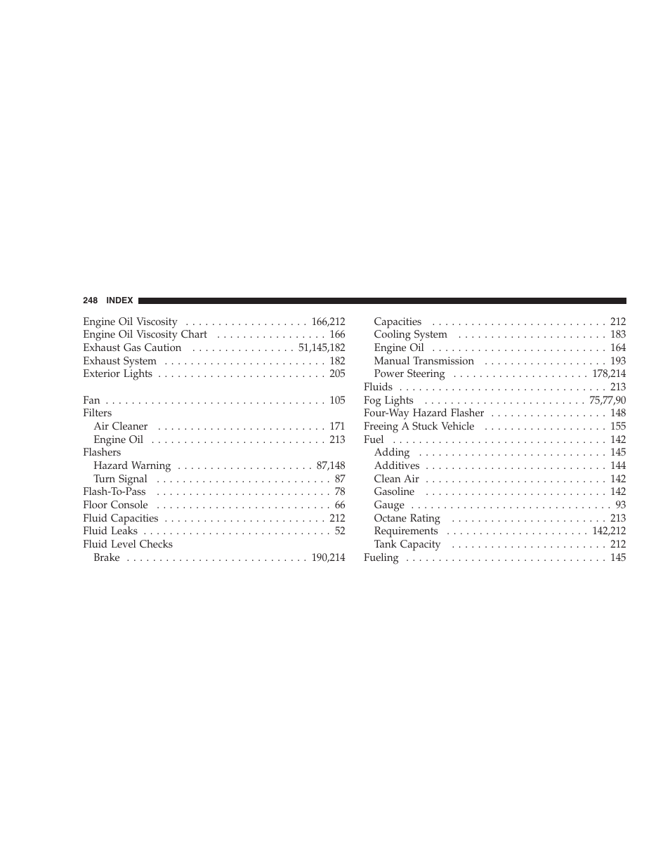 Dodge 2005 Viper User Manual | Page 248 / 264