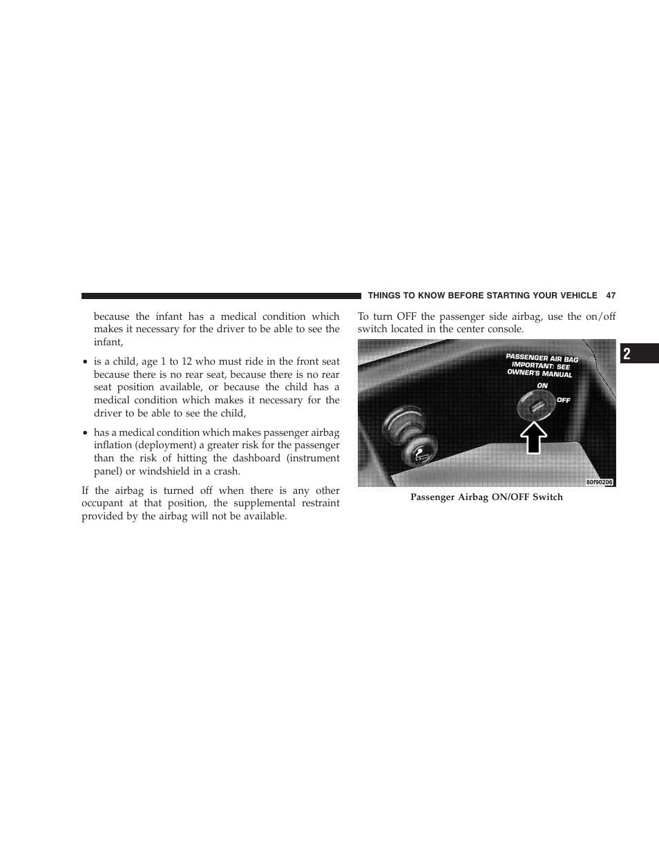 Dodge 2005 Viper User Manual | Page 47 / 264