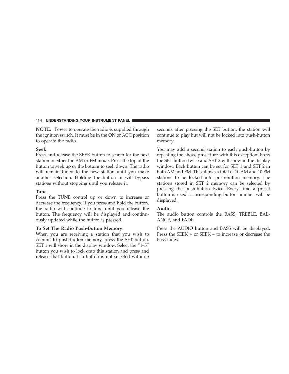 Dodge 2005 JR41 Stratus User Manual | Page 114 / 293