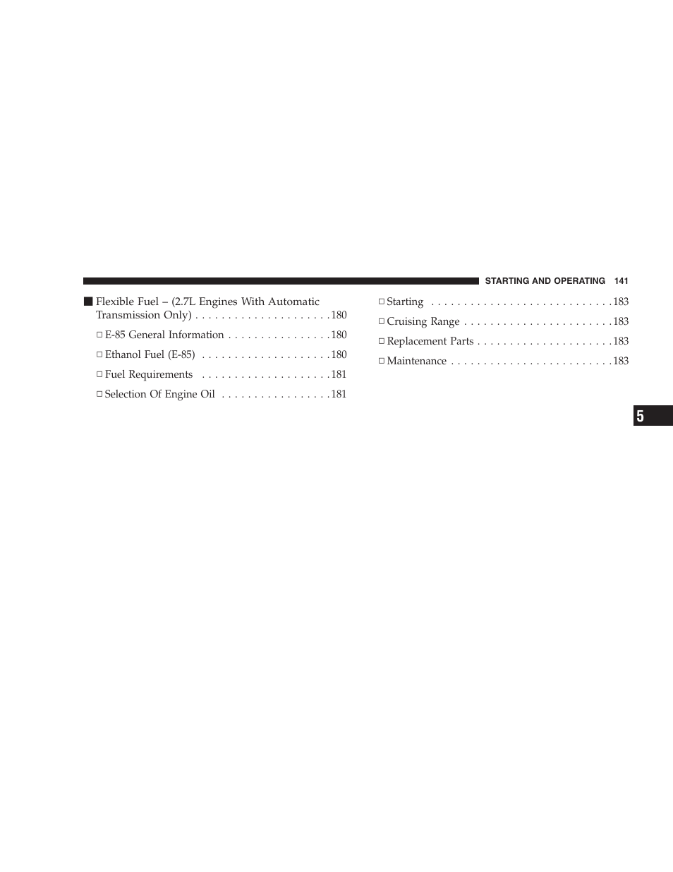 Dodge 2005 JR41 Stratus User Manual | Page 141 / 293