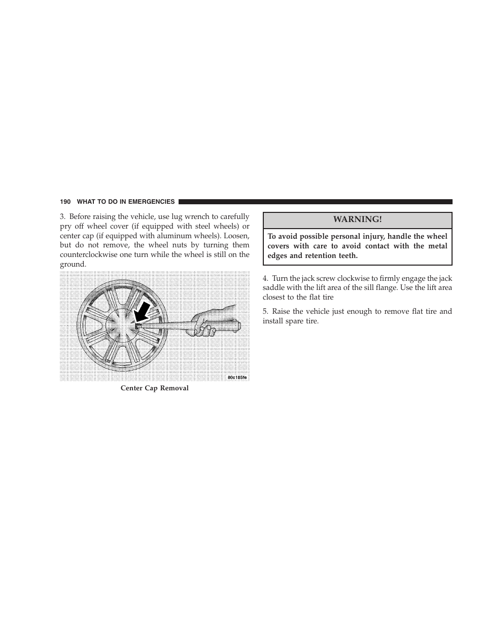Dodge 2005 JR41 Stratus User Manual | Page 190 / 293