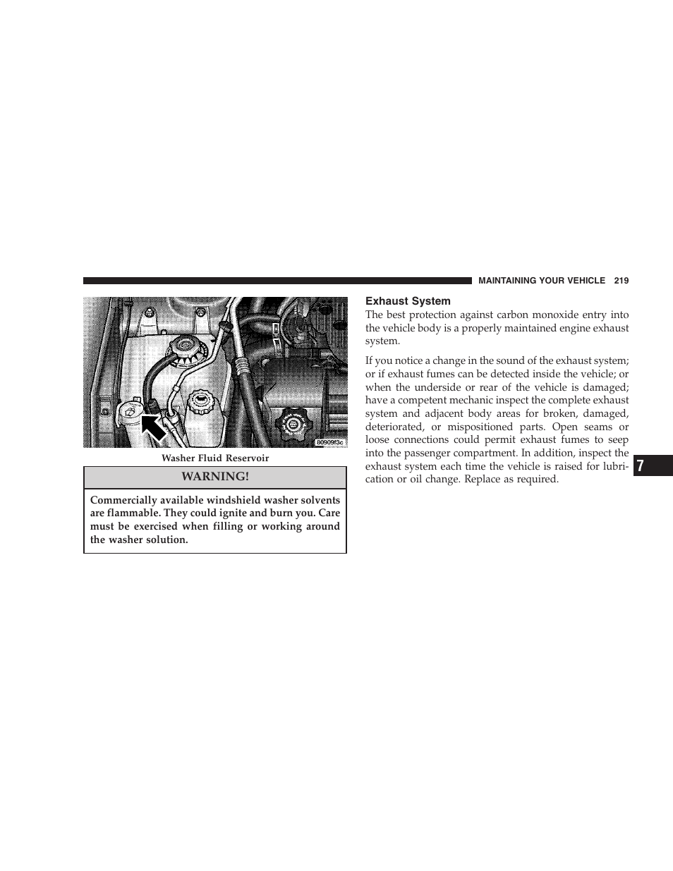 Exhaust system | Dodge 2005 JR41 Stratus User Manual | Page 219 / 293